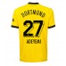 Borussia Dortmund Karim Adeyemi #27 Hemma matchtröja 2023-24 Kortärmad Billigt